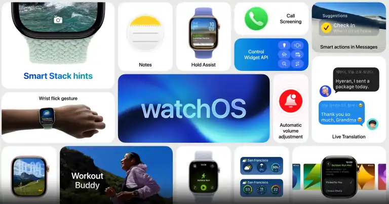 Co nowego w iOS 26? Design „Liquid Glass” i funkcje Apple Intelligence 6 watchos