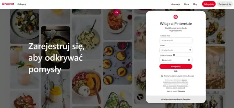 Pinterest – Co to jest i jak działa? 2 pinterest rejestracja